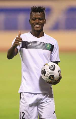 Samuel Sarfo marks two years stay at Al Khaleej FC