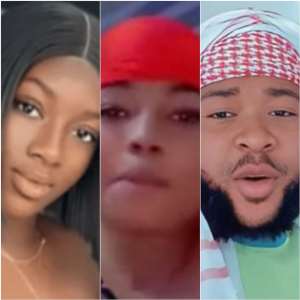 Late Yaa Baby, her friend and her boyfriend Kobby GH