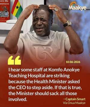 KATH crisis deepens as questions mount over the Health Ministers decision, doctors response, and Captain Smarts explosive remarks—raising urgent concerns about accountability, leadership, and the future of Ghanas healthcare system.