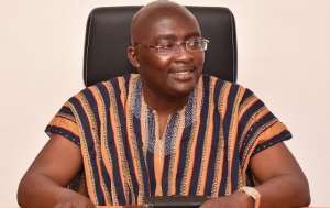 Smiling Vice President of Ghana, Dr. Bawumia, he doesn39;t know what suffering is like