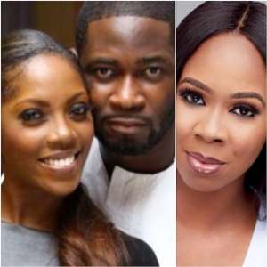 Tiwa Savage with Ex husband and her manager, Vanessa