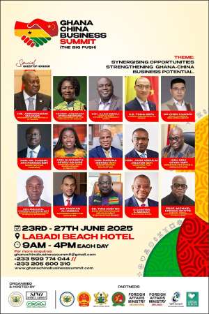 Ghana-China Business Summit slated for June 23 to 28