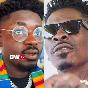 American rapper Prince K and Shatta Wale