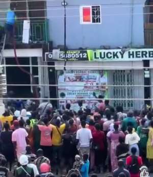 Lucky herbal centre at Kasoa