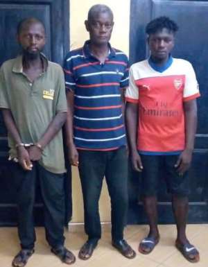 Three human parts traders arrested after police feigned interest