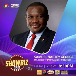 Sam George becomes the first MP to appear on an entertainment show