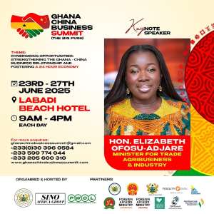 Trade Minister to speak at 2025 Ghana China Business Summit