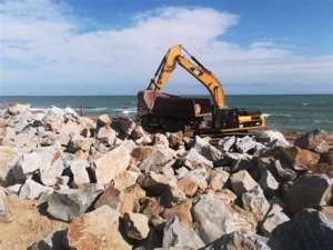 Ketu South commends Mahama for commencing works on Blekusu Phase Two Sea Defence Project