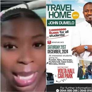 UPSA student appealing to Hon. John Dumelo