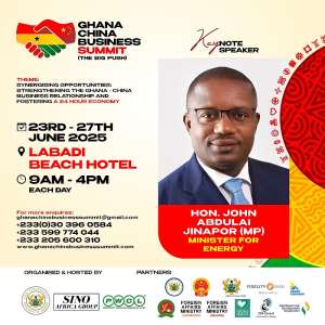 Energy Minister to speak at Ghana China Business Summit 2025