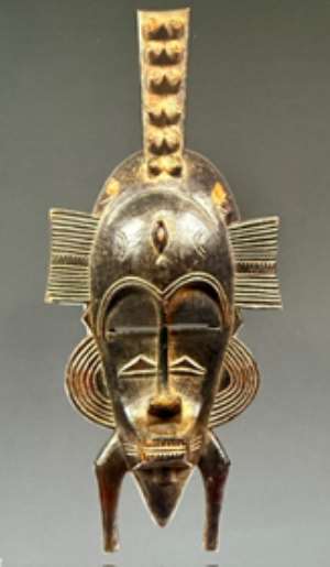 Kpelie mask,Senofou,Cte d’Ivoire,now in Muse du Quai Branly-Jacques Chirac,Paris,France.