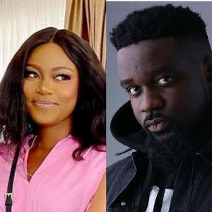 Yvonne Nelson left, and Sarkodie right.
