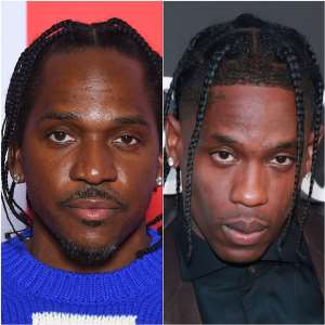 Pusha T and Travis Scott