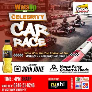 2nd Edition Of WatsUp TV Celebrity Car Race Set For Saturday 30th June