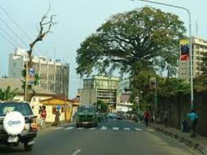 Freetown, the capital town of Sierra Leone