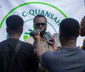 C-Quansah Foundation, BOST Energies commission borehole for Amissah Ekyir Community