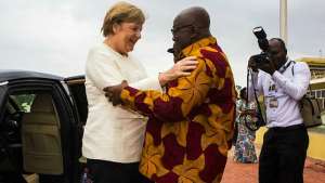 The Ghanaian leader, Akufo Addo, welcomes Angela Merkel in Ghana for business which profits are never used in the country