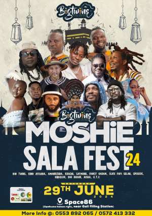 Top Ghanaian artists to perform at Moshie Salafest 2024 at Kasoa Opeikuma