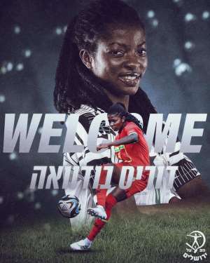 Black Queens forward Doris Boaduwaa joins Israeli side Hapoel Jerusalem FC on a two-year deal