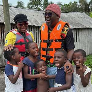 Ghana Tourism Authority Deputy CEO Abeiku Santana visits Nzulezo