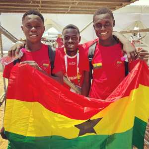 Team Ghana pulls double victories at African Beach Games Teqball Competition