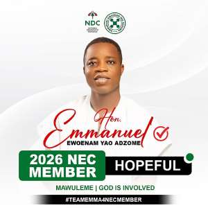 Emmanuel Adzome launches renewed bid for NDC National Executive Committee