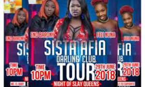 Darling Club Tour: Sista Afia Set To Perform Her New Single Slay Queen