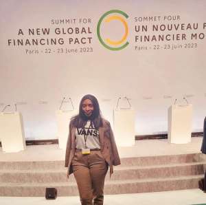 Harriet Nartey part of small number of African journalists at New Global Financing Pact Summit in France