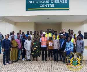 Health Minister inspects ongoing projects in Ashanti Regional
