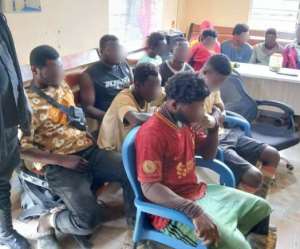 17 arrested in anti-galamsey raids in Western Region