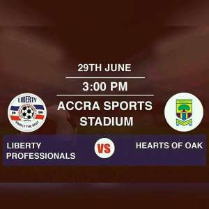 Ghana Premier League LIVE play-by-play: Liberty Professionals - Hearts of Oak