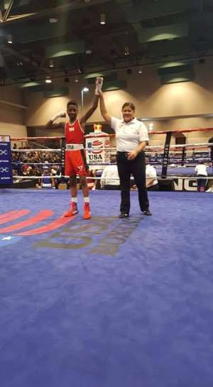 Joseph Awinongya Jr  wins Gold in USA Junior Amateur Boxing