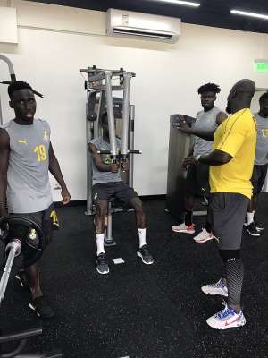 VIDEO: Black Stars Step Up Preparations With Gym Work To Boost Fitness Level