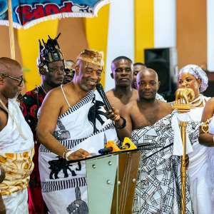 A/R: Ga Mantse expresses gratitude to Victory Baptist Church at Ayigya