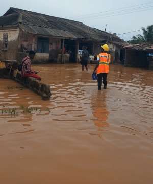 Heavy rainstorm displaces thousands in KEEA Municipality, NADMO conducts assessment