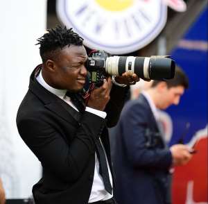 Injured Gideon Baah makes himself useful as guest photographer for New York Red Bulls