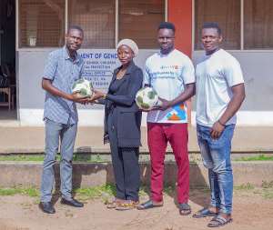 Necessary Aid Alliance donates footballs to support SGBV survivors in Upper West Region