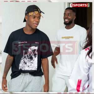 Black Stars bound Inaki and Nico Williams arrive in Ghana amid nationality switch Photos