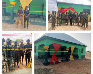 U/E/R: Two Ghana immigration officers hailed for lobbying to construct offices in Garu and Tempane Districts