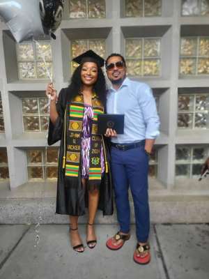 Van Vicker Celebrates Daughter Ji-an's High School Graduation From 