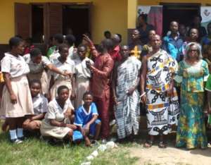 AVI cuts sod for modern washroom project to boost girls’ education in Eastern Region