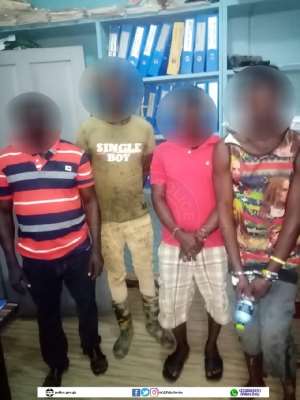 Obuasi: Four robbery suspects grabbed, one shot dead