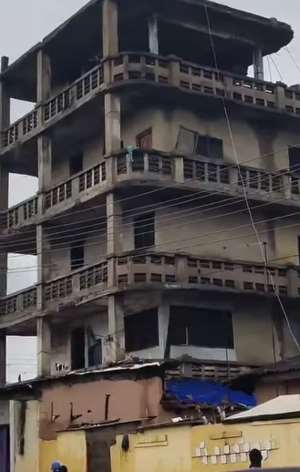 Residents raise alarm over dilapidated building in Osu