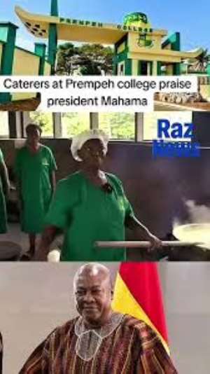 Free SHS Food: Caterers at Prempeh College Laud President Mahama
