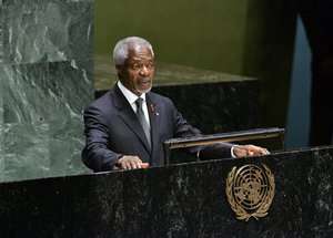 On AIDS, Annan tells world leaders: Do more