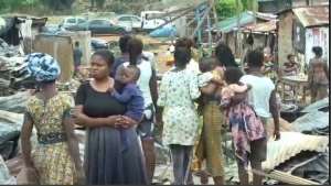 Fire destroys over 100 structures in Nhyiaeso