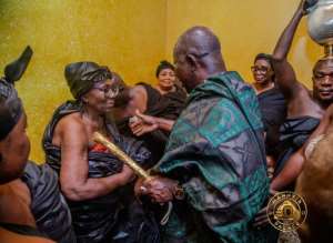Otumfuo Unveils New Asantehemaa Nana Ama Bonsu in Majestic Manhyia Ceremony