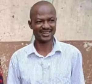 Mr. Fusini Alendu Ghene, a teacher at Gushei M/A Basic School
