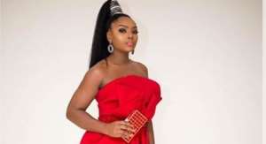 Actress, Chioma Akpotha Slays in Red outfit to Lara And The Beat Premiere