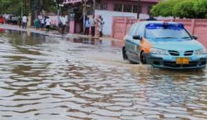 Heavy Downpour Floods Parts Of Sunyani CBD